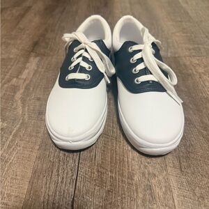 Keds Navy and White leather Sneakers